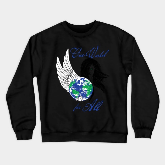 One World Crewneck Sweatshirt by creative